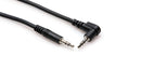 Hosa CMM-105R Stereo Interconnect, 3.5 mm TRS to Right-angle 3.5 mm TRS, 5 ft