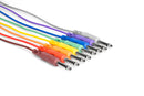 Hosa CPP-890 Unbalanced Patch Cables, 1/4 in TS to Same, 3 ft