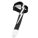 Levy's 2" Wide Black Soft-hand Polypropylene Guitar Strap