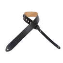 Levy's  2" Wide Black Genuine Leather Guitar Strap