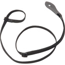 Levy's  3/8" Wide Black Cotton Mandolin Strap