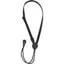 Levy's  3/8" Wide Black Cotton Classical/ukulele Strap