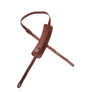 Levy's  5/8" Wide Burgundy Veg-tan Leather Guitar Strap