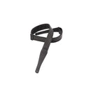 Levy's  2" Wide Black Garment Leather Guitar Strap