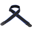 Levy's 2" Wide Black And Blue Polypropylene Guitar Strap