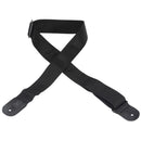 Levy's  2" Wide Black Polypropylene Guitar Strap