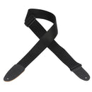 Levy's  2" Wide Black Polypropylene Guitar Strap
