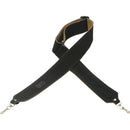 Levy's  2" Wide Black Suede Banjo Strap