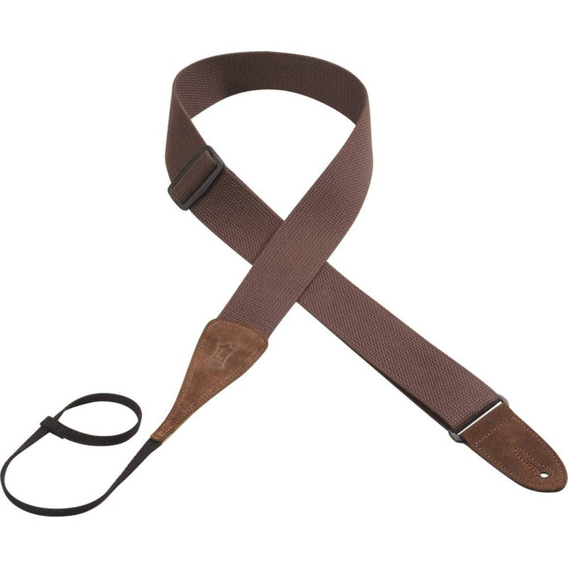 Levy's  2" Wide Brown Cotton Guitar Strap