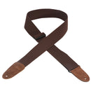 Levy's  2" Wide Brown Cotton Guitar Strap