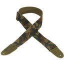 Levy's  2" Wide Camo Cotton Guitar Strap