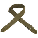 Levy's  2" Wide Green Cotton Guitar Strap