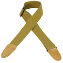 Levy's  2" Wide Tan Cotton Guitar Strap