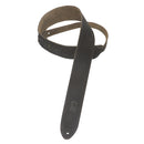 Levy's  2" Wide Black Suede Guitar Strap