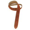 Levy's  2" Wide Copper Suede Guitar Strap