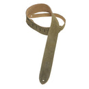 Levy's  2" Wide Green Suede Guitar Strap