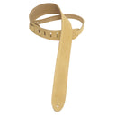 Levy's  2" Wide Tan Suede Guitar Strap
