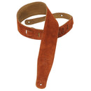 Levy's  2 1/2" Wide Copper Suede Guitar Strap