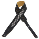 Levy's  2 1/2" Wide Suede Guitar Strap