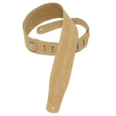 Levy's  2 1/2" Wide Sand Suede Guitar Strap