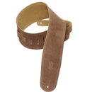Levy's  3 1/2" Wide Brown Suede Bass Strap