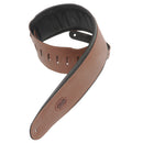 Levy's 4 1/2" Wide Brown Garment Leather Bass Strap
