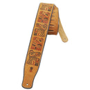Levy's  2 1/2" Wide Honey Suede Guitar Strap