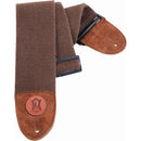 Levy's  3" Wide Brown Cotton Bass Guitar Strap