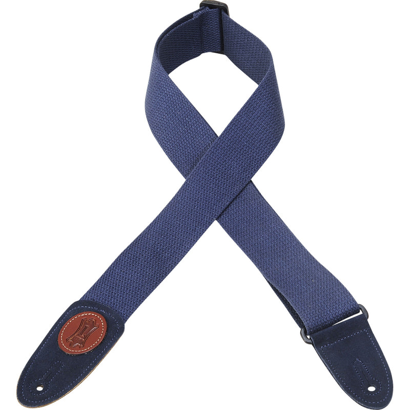 Levy's  2" Wide Navy Cotton Guitar Strap