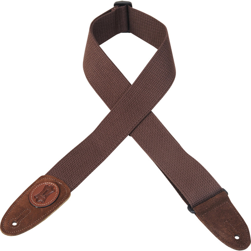 Levy's  2" Wide Brown Cotton Guitar Strap
