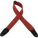 Levy's  2" Wide Red Tweed Guitar Strap