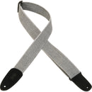 Levy's  2" Wide White Tweed Guitar Strap