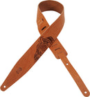 Levy's  2 1/2" Veg-tan Leather Guitar Strap