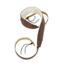Levy's  2 1/2" Wide Brown Genuine Leather Banjo Strap