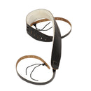 Levy's 2 1/2" Wide Dark Brown Genuine Leather Banjo Strap