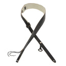 Levy's 2 1/2" Wide Black Leather Acoustic/resonator Strap