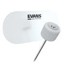 Evans Clear Poly Bass Drum Patch for Double Kick Pedals (X2)
