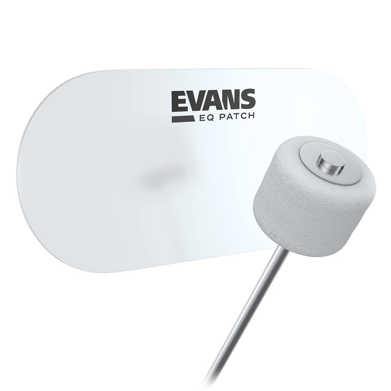 Evans Clear Poly Bass Drum Patch for Double Kick Pedals (X2)