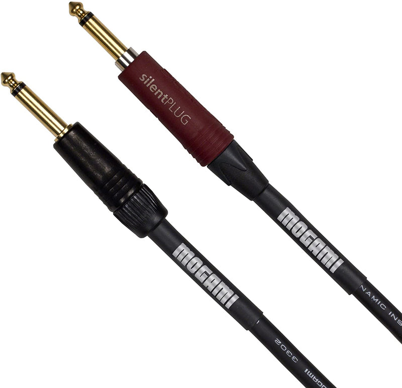 Mogami Platinum Instrument Cable Straight to Straight with Silent Plug