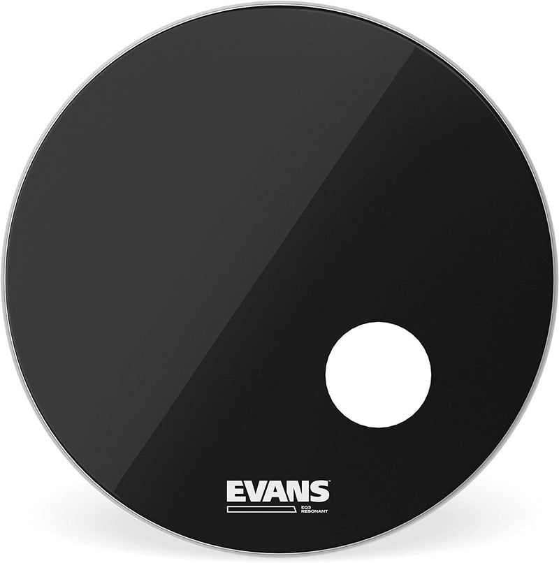 Evans EQ3 Resonant Black w/Port, 20"