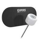 Evans Black Nylon Bass Drum Patch for Double Kick Pedals (X2)