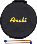 Amahi  8" Steel Tongue Drum, Red