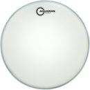 Aquarian Focus-X White Texture Coated 10mil Single Ply Drumhead with Focus-X Ring - 18"