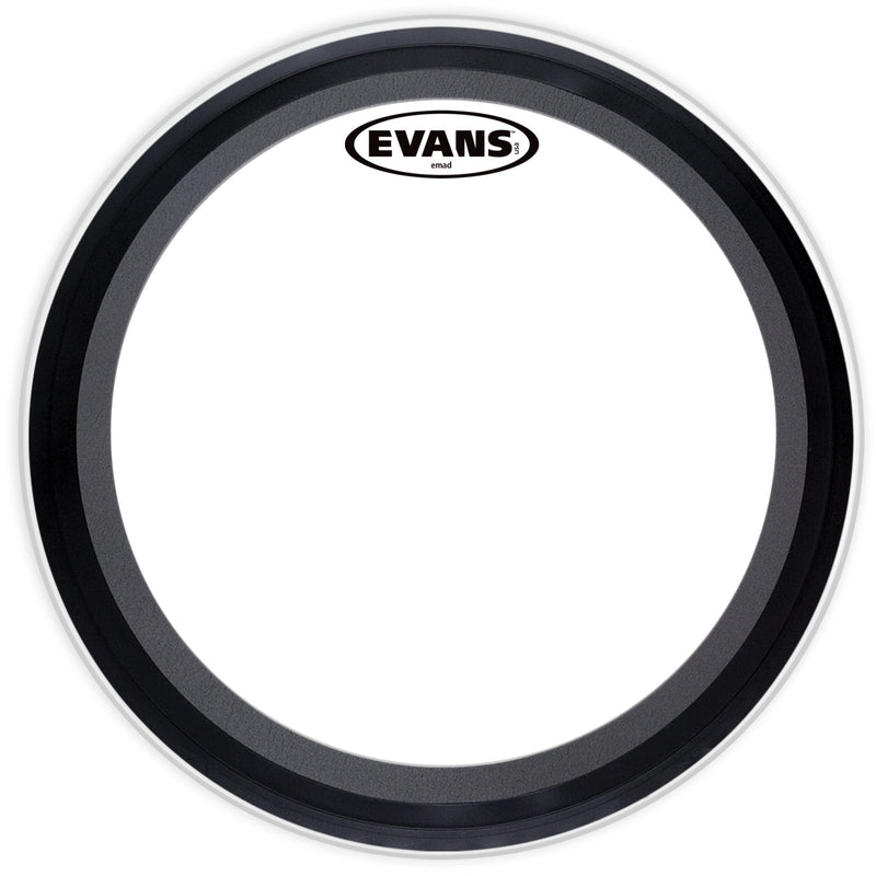 Evans EMAD Coated White Bass Batter Drum Head, 20"