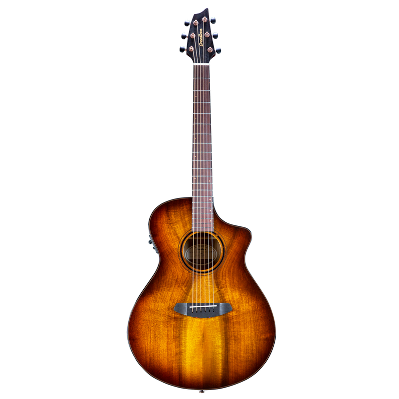 Breedlove Pursuit Exotic S Companion Tiger's Eye CE Myrtlewood - Myrtlewood