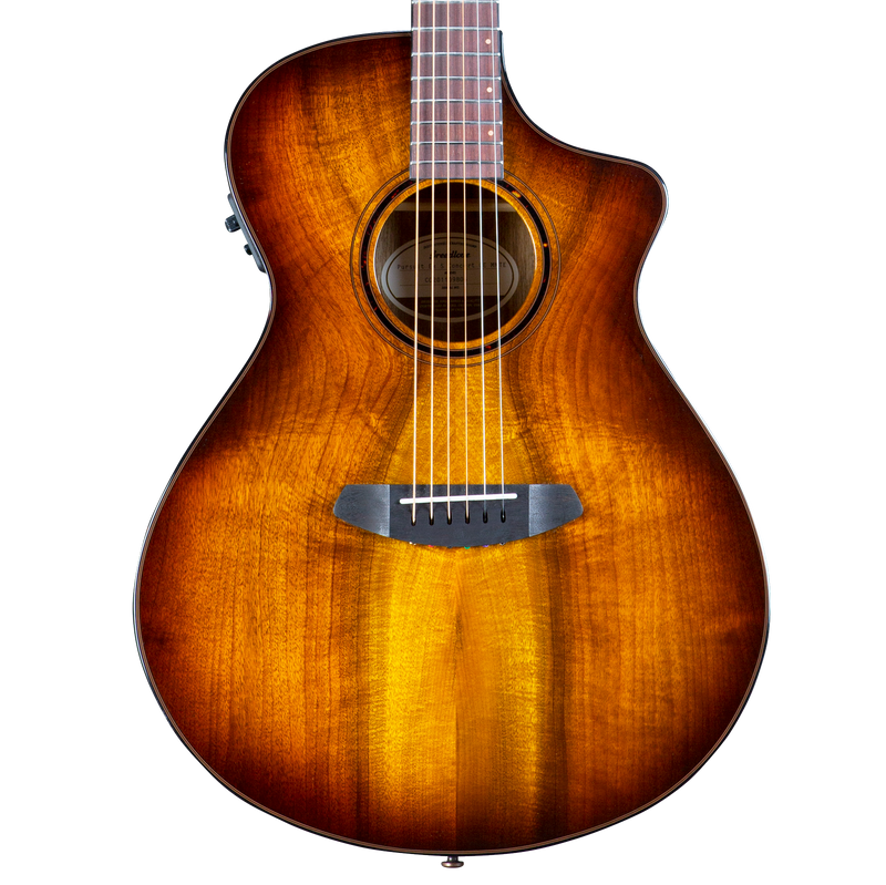 Breedlove Pursuit Exotic S Companion Tiger's Eye CE Myrtlewood - Myrtlewood