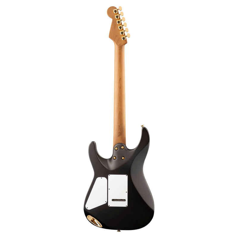 Charvel Pro-Mod DK24 HH 2PT CM Poplar Burl - Caramelized Maple Fingerboard, Transparent Black Burst