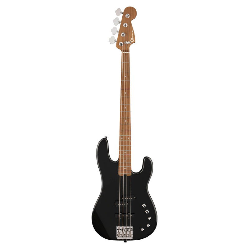 Charvel Pro-Mod San Dimas Bass PJ IV - Caramelized Maple Fingerboard, Metallic Black
