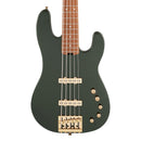 Charvel Pro-Mod San Dimas Bass JJ V - Caramelized Maple Fingerboard, Lambo Green Metallic