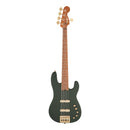 Charvel Pro-Mod San Dimas Bass JJ V - Caramelized Maple Fingerboard, Lambo Green Metallic